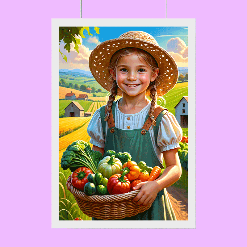 Nature’s Harvester Girl